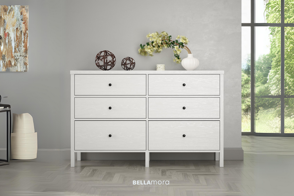 HELEN BFRN-10017 Wooden White Console